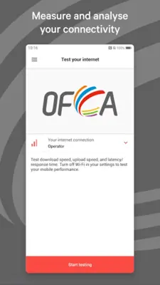 OFCA Speed Test android App screenshot 3